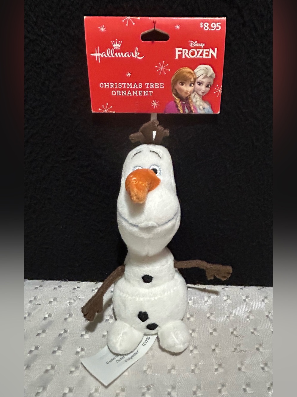NWT Disney Frozen OLAF Plush Hallmark Holiday Ornament